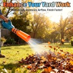 Removable Heavy-Duty Leaf Blower Air Booster Nozzle Attachment High Velocity Concentrator Replacement Tip