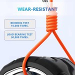 Led 6A 120W USB Super Fast Charging Cable Liquid Silicone Mobile Phone PD Type-C Universal