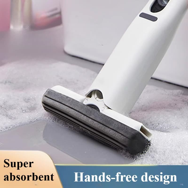 Removable Mini Handheld Mop Folding Powerful Squeeze Home Cleaning Mops Sponge Self-squeezing Floor Washing Desk Window Car