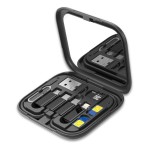 Premium Quality 60W Fast charging adapter data cable storage box set six one mirror phone holder