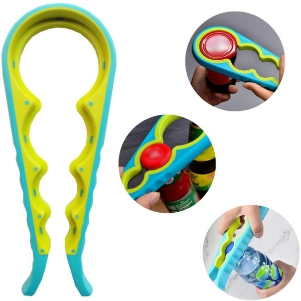 Non-stick Multifunctional Bottle Cap Opener Kitchen Jars Labor-Saving Twist Grip Universal Non-Slip Jar Twister