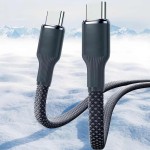 Lightweight Braided 240W Fast Charge PD Cable Quick Charging USB-C Data Cable 1m