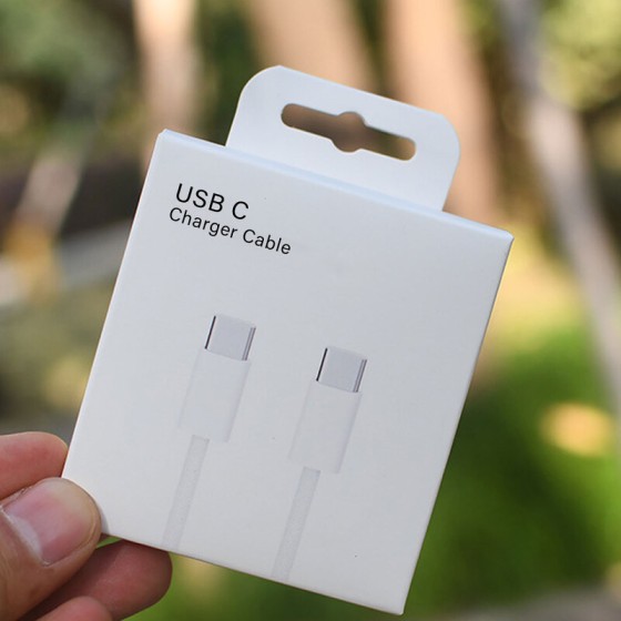 USB-C Fast Charger Cable PD 60W Type-C Weaving Charging Data Line Box