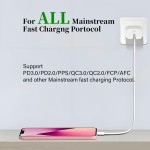 USB-C Fast Charger Cable PD 60W Type-C Weaving Charging Data Line Box