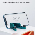Tangle-free Portable Metal Mobile Phone Tablet Holder Folding Silicone Mini Stand Accessories
