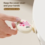 Easy To Clean Punch-Free Cartoon Toilet Seat Lifter Anti-Dirty Cover Handle Avoid Direct Touch Bathroom Accessory