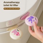 Easy To Clean Punch-Free Cartoon Toilet Seat Lifter Anti-Dirty Cover Handle Avoid Direct Touch Bathroom Accessory