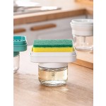 Sturdy Kitchen Press-type Dishwashing Detergent Automatic Liquid Output Bottle Removable Pressing Tool