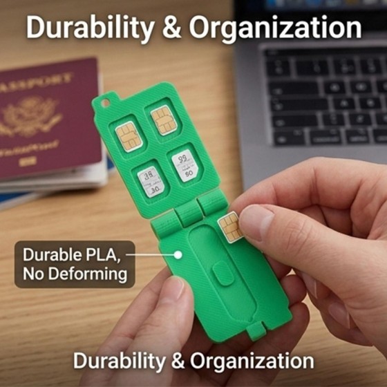 Durable Universal Mini SIM Card Adapter Storage Box Kit Nano Micro Memory Holder Reader Case Cover Removal Needle