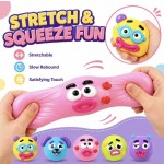 Durable Curiosities Dog Face Swap Squishy Toy Popular Smushers Soft Moldable Cute Slow Rise Squeeze Relaxing Sensory Anxie