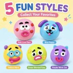 Durable Curiosities Dog Face Swap Squishy Toy Popular Smushers Soft Moldable Cute Slow Rise Squeeze Relaxing Sensory Anxie