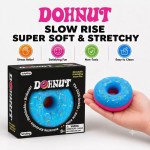 Portable TPR Flour Filled Egg Donut Squishy Stress Cube Soft Squeeze Anti-Anxiety Fidget Toy Portable Relief Gift Adult ADHD Office