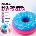 Portable TPR Flour Filled Egg Donut Squishy Stress Cube Soft Squeeze Anti-Anxiety Fidget Toy Portable Relief Gift Adult ADHD Office