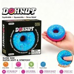 Portable TPR Flour Filled Egg Donut Squishy Stress Cube Soft Squeeze Anti-Anxiety Fidget Toy Portable Relief Gift Adult ADHD Office