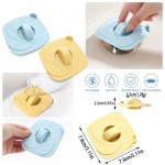 Versatile Silicone Drain Stopper Anti Clogging Square Shape Cover Easy Clean Reusable Sink Hole Plug Bathroom