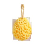 Ergonomic Handle Soft Mesh Shower Sponge Ball Nylon Baby Cleaning Brush Foam Body Cleaner Exfoliating Scrub Bathroom Products