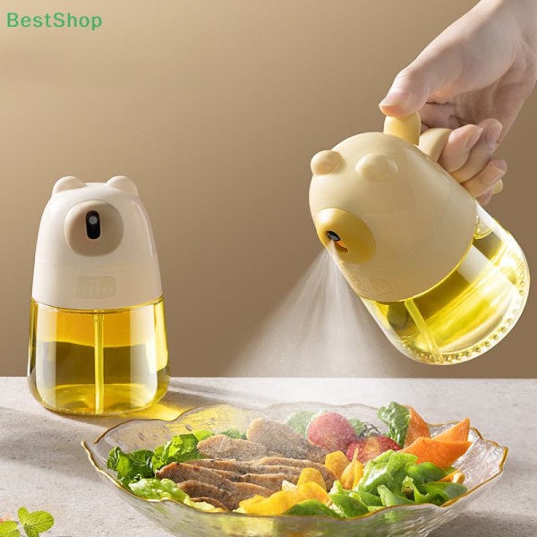 Durable Bear Shape Sprayer Oil Household Kitchen Not Hang Leak-proof Soy Sauce Vinegar Seasoning Bottle