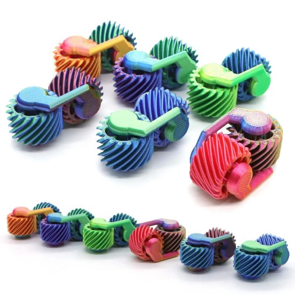Premium Mini Gyroscope Popular Spinner 3D Printed Fingertip Gear Decompression Toy Adults Teens Kids-TOY
