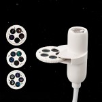Braided Multi-pattern LED Starry Sky Light Bedroom Creative Night 360 Rotating USB Moon Projection Atmosphere Lamp