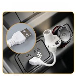Braided Multi-pattern LED Starry Sky Light Bedroom Creative Night 360 Rotating USB Moon Projection Atmosphere Lamp