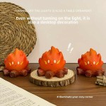 High Quality Christmas Campfire LED Candle Night Light Festive Ambient Decor Lamp Perfect Xmas Gift Desktop Ornament Holiday Atmosphere