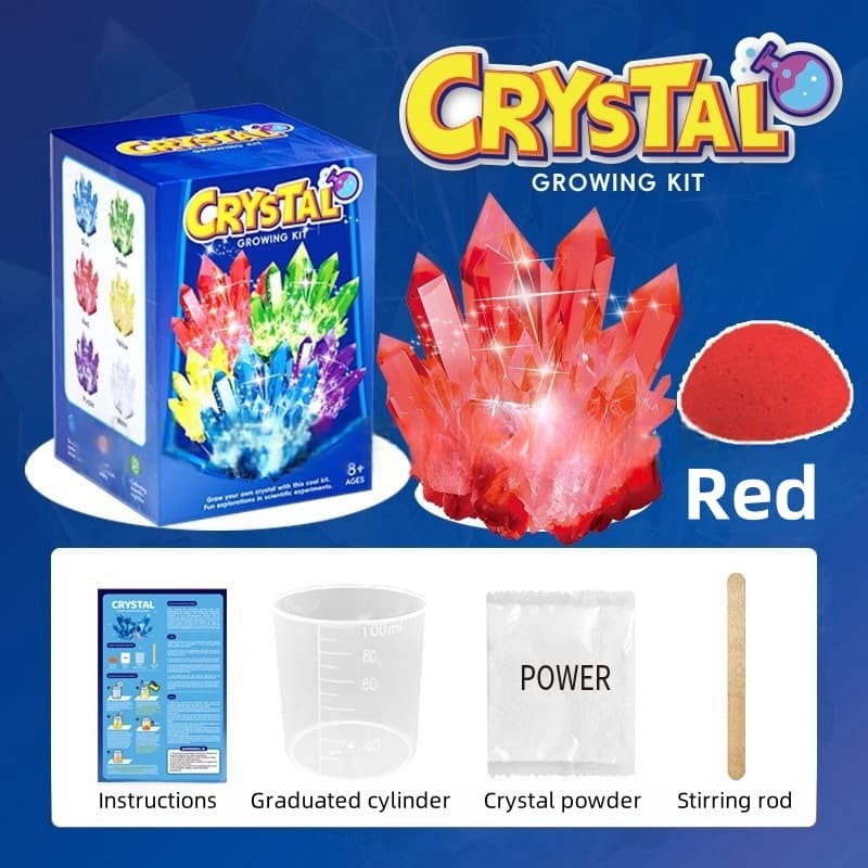 Secure Clasp Crystal growing model science kit variety colors selection educational STEM toys gifts boys girls