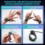 Plug And Play Hands Flashlights Portable Cordless Work Light LED USB Rechargeable Wearable Adjustable Wrist Strap Finger Torch Car Repair