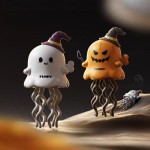 Quiet Christmas Dancing Ghost Clockwork Toy Creative Cartoon Animal Shapes Twist Stress Relief Toys Kawaii Gift