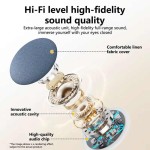 Secure Grip KEBIDU Bluetooth 5.4 Sleep Aid Speaker Mini Pillow Side Music Player High Dynamic HiFi Stere Sound