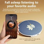 Secure Grip KEBIDU Bluetooth 5.4 Sleep Aid Speaker Mini Pillow Side Music Player High Dynamic HiFi Stere Sound