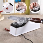 Bpa-free Electric Knife Sharpener Professional Fast Sharpening Protective Cover Restaurant Home Kitchen Gadget