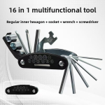 Compact Multifunctional Foldable Universal Screwdriver Set Folding Wrench Portable Home Use