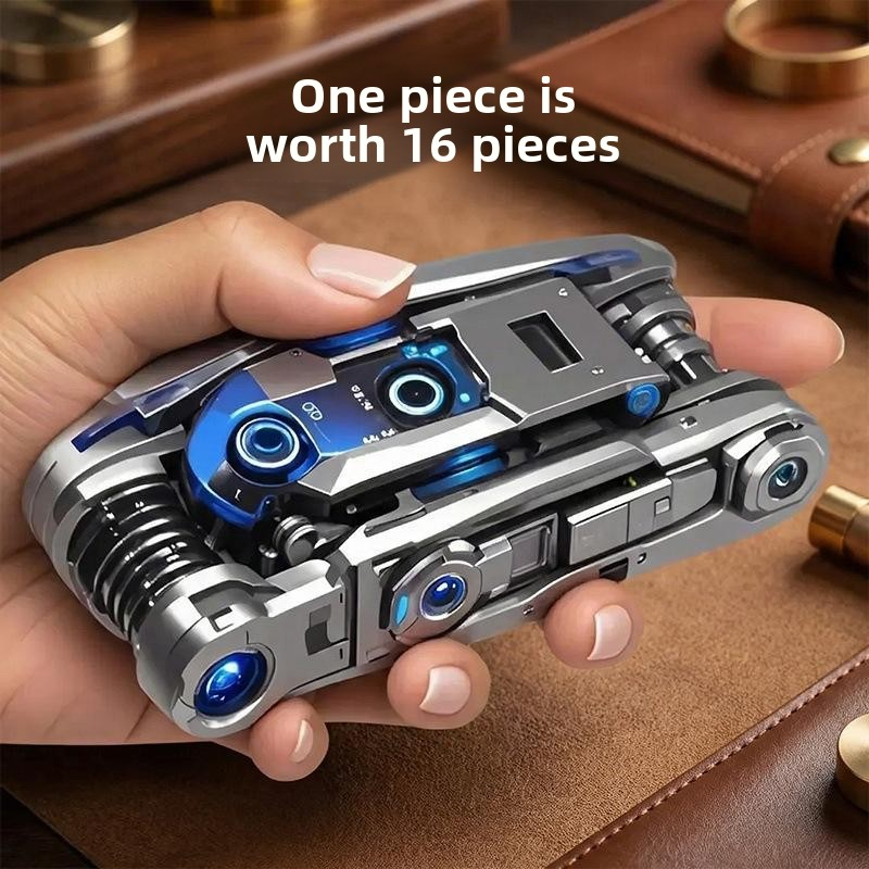 Compact Multifunctional Foldable Universal Screwdriver Set Folding Wrench Portable Home Use