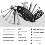 Compact Multifunctional Foldable Universal Screwdriver Set Folding Wrench Portable Home Use