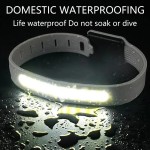 Rechargeable COB LED Armband Light 350mAh 500LM Sport Night Running Warning Arm Leg Wristband Type-C USB Rechargeable IPX4 Waterproof
