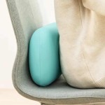 Gentle Washable Slow Rebound Ice Silk Nap Pillow Ergonomic Comfortable Neck Cool Touch Soft Travel Home Sleep