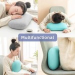 Gentle Washable Slow Rebound Ice Silk Nap Pillow Ergonomic Comfortable Neck Cool Touch Soft Travel Home Sleep