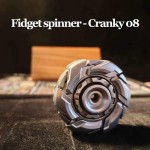 Safe EDC Stainless Steel Cranky 08 Fidget Spinner Stress Relief Anti-Anxiety Toy Adult Kids Sharpen Focus Intelligence