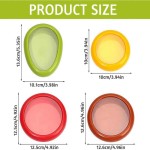 Premium Quality Silicone Fruit Vegetable Fresh-Keeping Box Reusable Food Saver Storage Container Preservation Seal Cover
