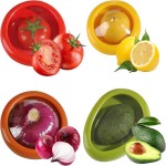 Premium Quality Silicone Fruit Vegetable Fresh-Keeping Box Reusable Food Saver Storage Container Preservation Seal Cover