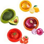 Premium Quality Silicone Fruit Vegetable Fresh-Keeping Box Reusable Food Saver Storage Container Preservation Seal Cover