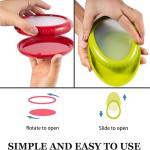 Premium Quality Silicone Fruit Vegetable Fresh-Keeping Box Reusable Food Saver Storage Container Preservation Seal Cover