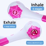 Sweat-resistant Adjustable Lung Exerciser Breath Trainer Capacity Resistance Training