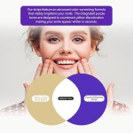 Natural Finish Purple Teeth Whitening Kit Remove Plaque Stains Instant Color Corrector Yellow Oral Hygiene Care Women men