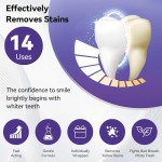 Natural Finish Purple Teeth Whitening Kit Remove Plaque Stains Instant Color Corrector Yellow Oral Hygiene Care Women men