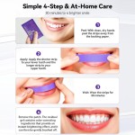 Natural Finish Purple Teeth Whitening Kit Remove Plaque Stains Instant Color Corrector Yellow Oral Hygiene Care Women men