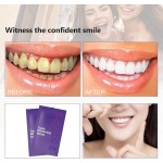Natural Finish Purple Teeth Whitening Kit Remove Plaque Stains Instant Color Corrector Yellow Oral Hygiene Care Women men