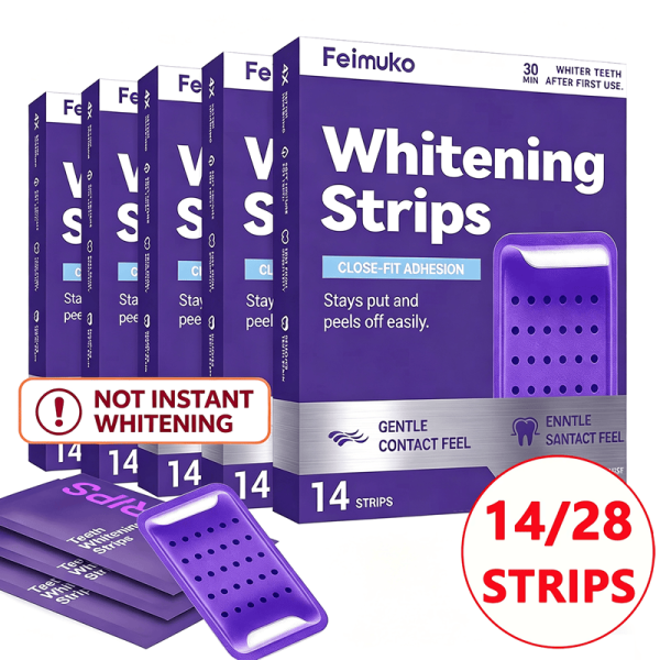Natural Finish Purple Teeth Whitening Kit Remove Plaque Stains Instant Color Corrector Yellow Oral Hygiene Care Women men