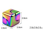 Easy To Use Square Decompression Spinning Dice Cube Anti-Anxiety Fingertip Toys Hand Fidget Spinner Vent Flipo Flip Children