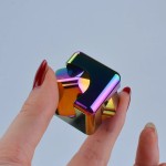 Easy To Use Square Decompression Spinning Dice Cube Anti-Anxiety Fingertip Toys Hand Fidget Spinner Vent Flipo Flip Children